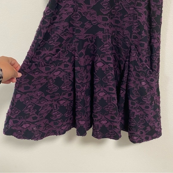 Free People Dress Women’s Size Small Black Purple Halter Swing Mini Dress - Picture 13 of 14